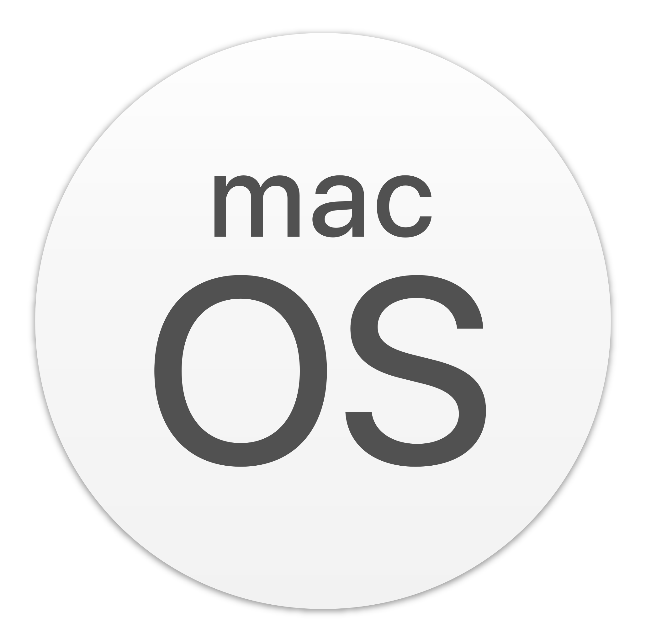 Apple macOS logo